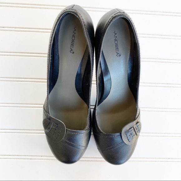 Andrea Zapatillas Black heels Size 10 - Picture 9 of 9
